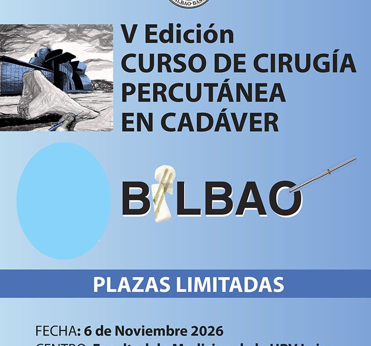 V Edición curso de cirugía percutánea en cadáver